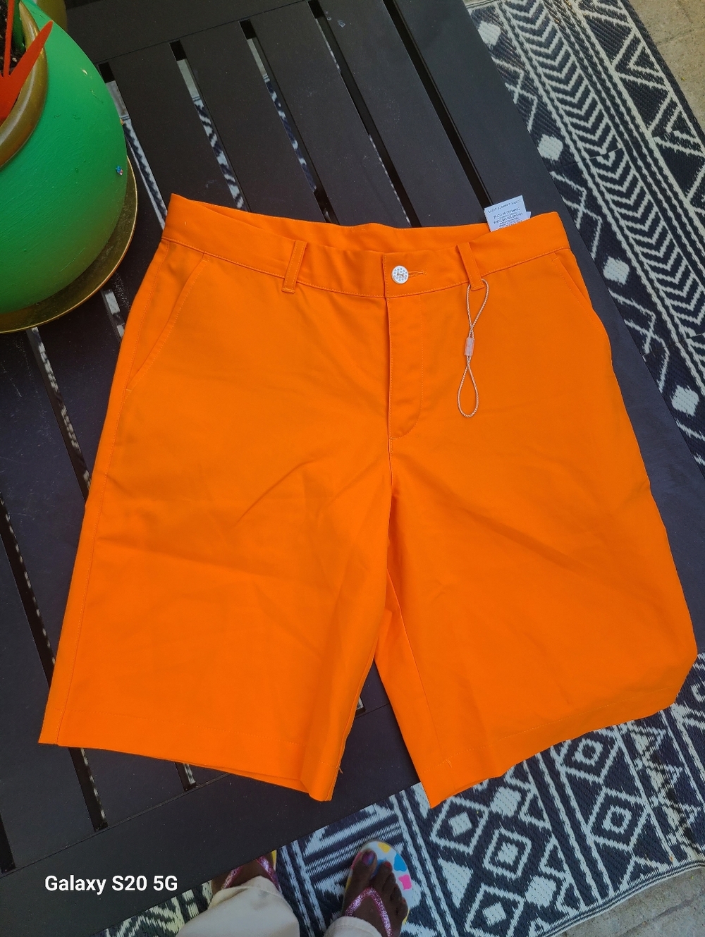 Puma Orange Performance Shorts